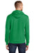 Port & Company PC78H/PC78HT Mens Core Pill Resistant Fleece Hooded Sweatshirt Hoodie Kelly Green Model Back