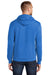 Port & Company PC78H/PC78HT Mens Core Pill Resistant Fleece Hooded Sweatshirt Hoodie Royal Blue Model Back