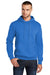 Port & Company PC78H/PC78HT Mens Core Pill Resistant Fleece Hooded Sweatshirt Hoodie Royal Blue Model Front