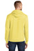 Port & Company PC78H/PC78HT Mens Core Pill Resistant Fleece Hooded Sweatshirt Hoodie Yellow Model Back