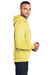 Port & Company PC78H/PC78HT Mens Core Pill Resistant Fleece Hooded Sweatshirt Hoodie Yellow Model Side