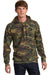 Port & Company PC78HC Mens Core Pill Resistant Fleece Hooded Sweatshirt Hoodie Military Camo Model Front