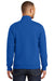 Port & Company PC850Q Mens Fan Favorite Fleece 1/4 Zip Sweatshirt True Royal Blue Model Back