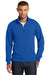 Port & Company PC850Q Mens Fan Favorite Fleece 1/4 Zip Sweatshirt True Royal Blue Model Front