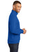 Port & Company PC850Q Mens Fan Favorite Fleece 1/4 Zip Sweatshirt True Royal Blue Model Side