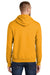 Port & Company PC90H/PC90HT Mens Essential Pill Resistant Fleece Hooded Sweatshirt Hoodie Gold Model Back