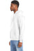 Hanes RS170 Mens Perfect Sweats Hooded Sweatshirt Hoodie w/ Pouch Pocket White Model 3Q