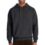 Hanes Mens Perfect Sweats Hooded Sweatshirt Hoodie w/ Pouch Pocket - Heather Charcoal Grey