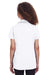 Spyder S16519 Womens Freestyle Short Sleeve Polo Shirt White Model Back