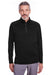 Spyder S16797 Mens Freestyle 1/4 Zip Sweatshirt Black Model Front