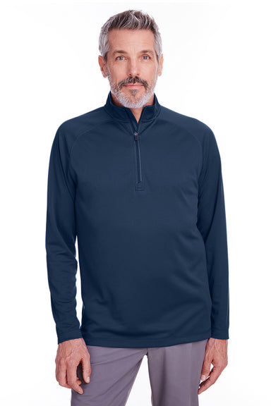 Spyder S16797 Mens Freestyle 1/4 Zip Sweatshirt Frontier Blue Model Front