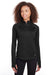 Spyder S16798 Womens Freestyle 1/4 Zip Sweatshirt Black Model Front