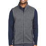 Spyder Mens Pursuit Full Zip Vest - Heather Black/Polar Grey