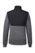 Spyder S17298 Mens Pursuit Full Zip Jacket Heather Black/Black Flat Back