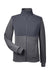 Spyder S17298 Mens Pursuit Full Zip Jacket Heather Black/Polar Grey Flat Front