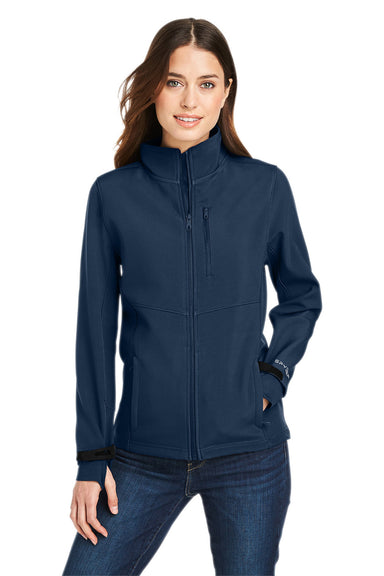 Spyder S17743 Womens Touring Full Zip Jacket Frontier Blue Model Front