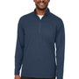 Spyder Mens Spyre UPF 40+ 1/4 Zip Sweatshirt - Frontier Blue Frost