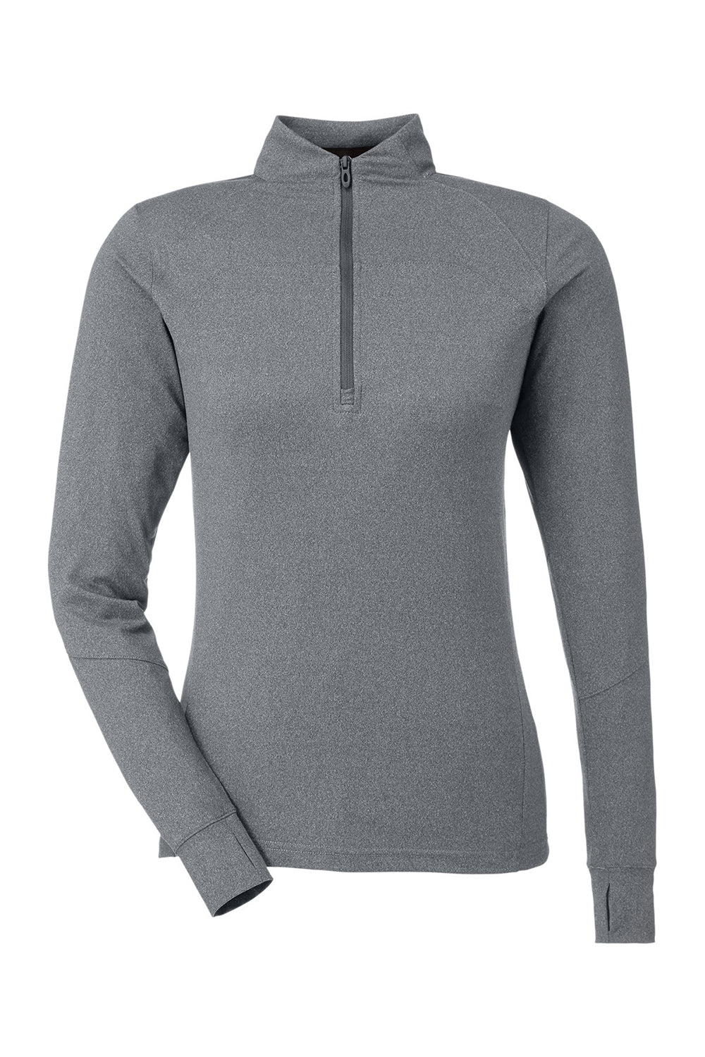 Spyder S17917 Womens Spyre UPF 40+ 1/4 Zip Sweatshirt Polar Grey Frost Flat Front