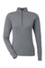 Spyder S17917 Womens Spyre UPF 40+ 1/4 Zip Sweatshirt Polar Grey Frost Flat Front