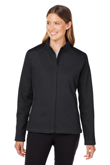 Spyder S17937 Womens Constant Canyon Full Zip Sweater Jacket Black Model Front