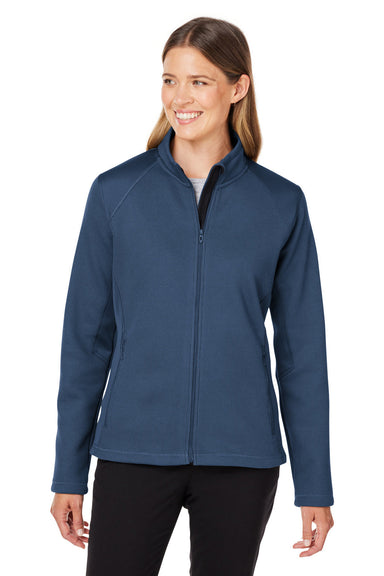 Spyder S17937 Womens Constant Canyon Full Zip Sweater Jacket Frontier Blue Model Front