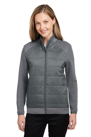 Spyder S17978 Womens Impact Full Zip Jacket Polar Grey Model Front