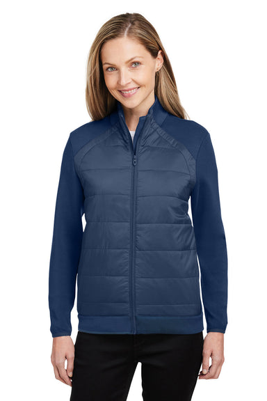 Spyder S17978 Womens Impact Full Zip Jacket Frontier Blue Model Front