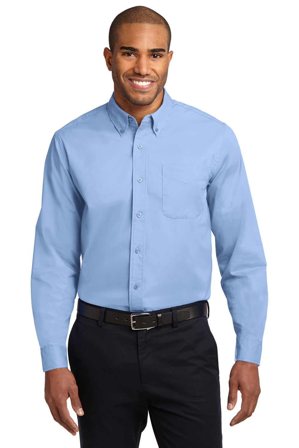 Blue button down hotsell