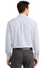 Port Authority S639 Mens Easy Care Wrinkle Resistant Long Sleeve Button Down Shirt w/ Pocket White Model Back