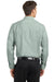 Port Authority S658/TS658 Mens SuperPro Oxford Wrinkle Resistant Long Sleeve Button Down Shirt w/ Pocket Green Model Back