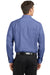 Port Authority S658/TS658 Mens SuperPro Oxford Wrinkle Resistant Long Sleeve Button Down Shirt w/ Pocket Navy Blue Model Back