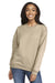 Gildan SF000 Mens Softstyle Crewneck Sweatshirt Sand Model Front