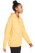 Gildan SF500 Mens Softstyle Hooded Sweatshirt Hoodie w/ Pouch Pocket Yellow Haze Model Side