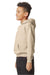 Gildan SF500B Youth Softstyle Hooded Sweatshirt Hoodie w/ Pouch Pocket Sand Model Side