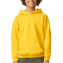 Gildan Youth Softstyle Hooded Sweatshirt Hoodie w/ Pouch Pocket - Daisy Yellow