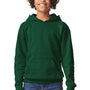 Gildan Youth Softstyle Hooded Sweatshirt Hoodie w/ Pouch Pocket - Forest Green