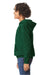 Gildan SF500B Youth Softstyle Hooded Sweatshirt Hoodie w/ Pouch Pocket Forest Green Model Side