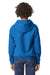 Gildan SF500B Youth Softstyle Hooded Sweatshirt Hoodie w/ Pouch Pocket Royal Blue Model Back