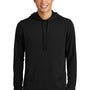 Sport-Tek Mens Moisture Wicking Fleece Hooded Sweatshirt Hoodie - Black