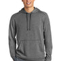 Sport-Tek Mens Moisture Wicking Fleece Hooded Sweatshirt Hoodie - Heather Dark Grey