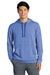 Sport-Tek ST296 Mens Moisture Wicking Fleece Hooded Sweatshirt Hoodie Heather True Royal Blue Model Front