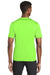 Sport-Tek ST320 Mens Tough Moisture Wicking Short Sleeve Crewneck T-Shirt Neon Green Model Back