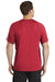 Sport-Tek ST351 Mens Competitor Moisture Wicking Short Sleeve Crewneck T-Shirt True Red/White Model Back