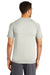 Sport-Tek ST400 Mens Moisture Wicking Short Sleeve Crewneck T-Shirt Heather Light Grey Model Back