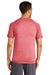 Sport-Tek ST400 Mens Moisture Wicking Short Sleeve Crewneck T-Shirt Heather True Red Model Back