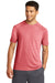 Sport-Tek ST400 Mens Moisture Wicking Short Sleeve Crewneck T-Shirt Heather True Red Model Front