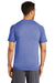 Sport-Tek ST400 Mens Moisture Wicking Short Sleeve Crewneck T-Shirt Heather True Royal Blue Model Back