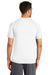 Sport-Tek ST400 Mens Moisture Wicking Short Sleeve Crewneck T-Shirt White Model Back