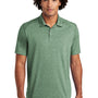 Sport-Tek Mens Moisture Wicking Short Sleeve Polo Shirt - Heather Forest Green