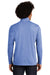 Sport-Tek ST407 Mens Moisture Wicking 1/4 Zip Sweatshirt Heather True Royal Blue Model Back